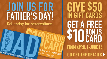 Buy $50 in Gift Cards, Get a $10 Bonus Card