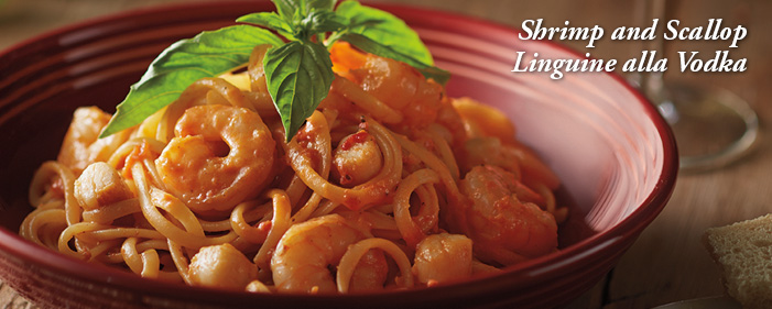 Shrimp and Scallop Linguine alla Vodka Shrimp Diavolo