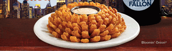 Because The Tonight Show said so. On Friday, The Tonight Show declared FREE Appetizers* for everyone through Thursday 6/19 at Outback. Thanks a lot, Jimmy. No, really.