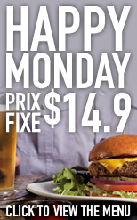 Monday Prix Fixe
