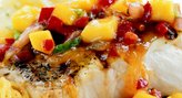 Mango, Craisins & Tomato Salsa over Grouper