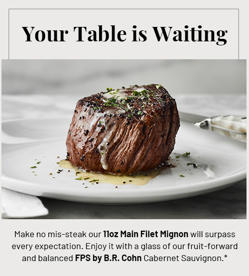 Your Table is Waiting