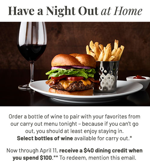 Have a night out at home