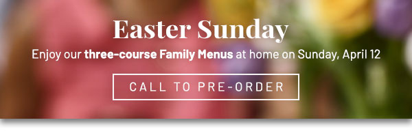 Enjoy a Easter Sunday three course meal - Learn More