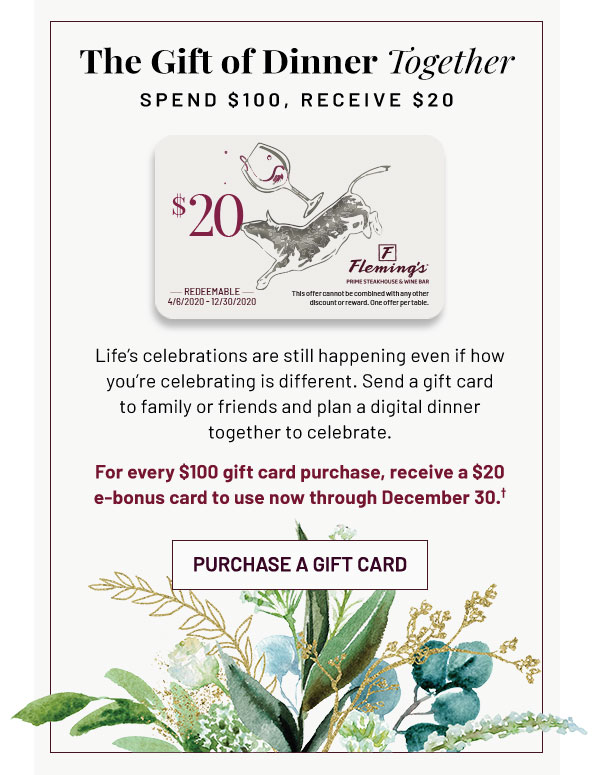 Purchase a gift card - Learn More