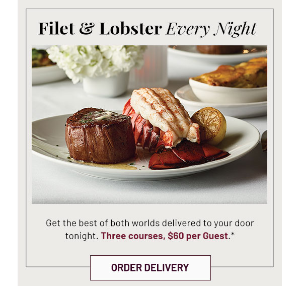 Filet & Lobster every night