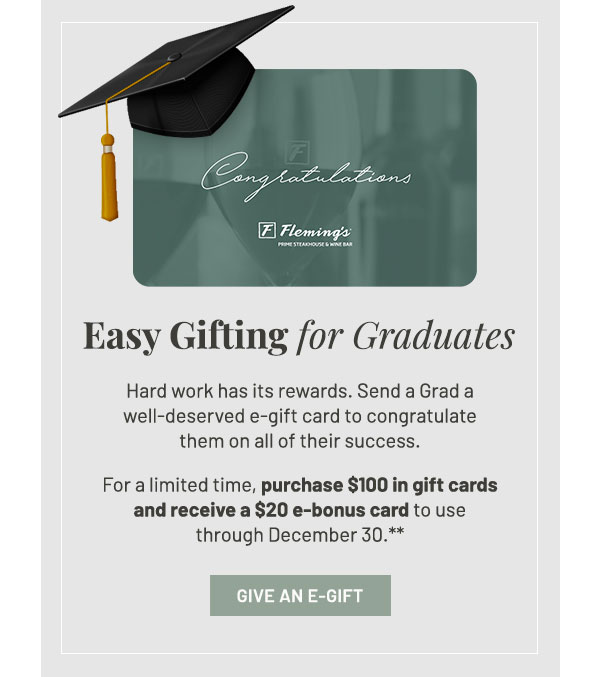 Easy gifting for graduates - Learn More