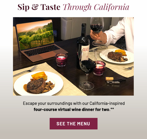 Virtual wine dinner - Learn More