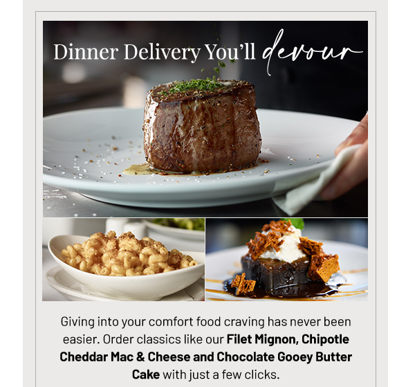 Dinner delivery you'll devour - Learn More