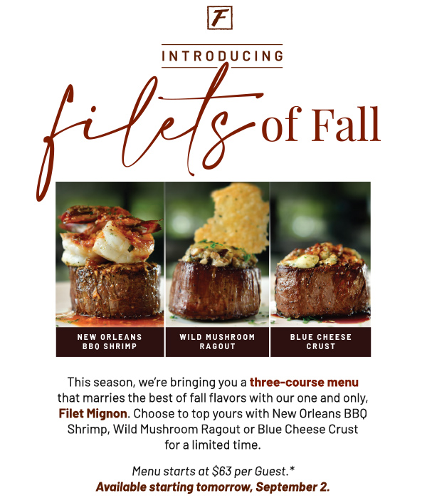 Introducing filets of Fall - Learn More
