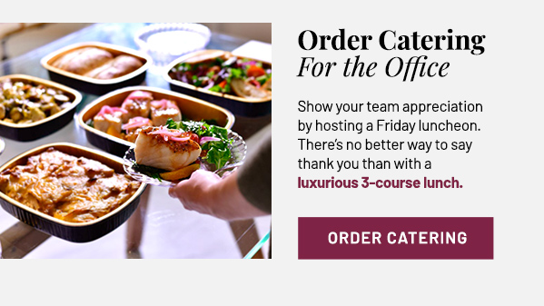 Catering on the calendar - learn more