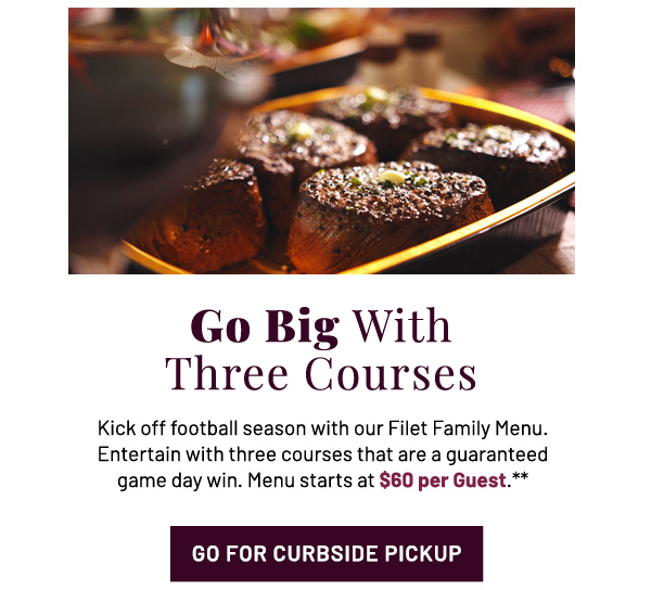 Go big with three courses - learn more