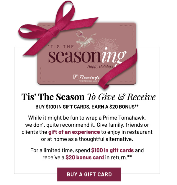 Tis the season to give and receive - learn more