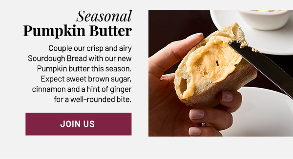 Seasonal pumpkin butter - Learn More