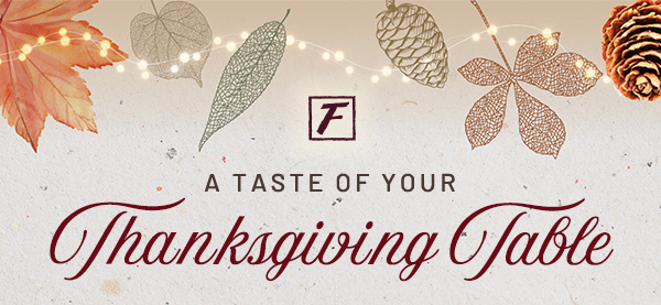 Your Thanksgiving table - Learn More