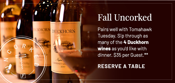 Fall uncorked - learn more