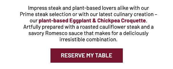 Reserve my table - Learn More