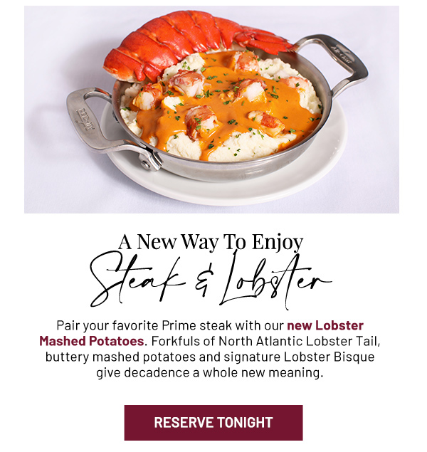 A new way to enjoy steak and lobster - learn more