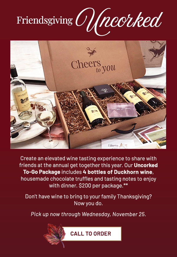 Friendsgiving uncorked - Learn More