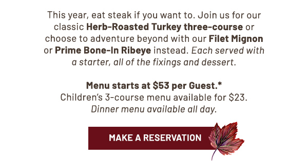 Make a reservation - learn more