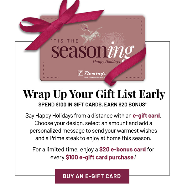 Wrap up your gift list early - learn more