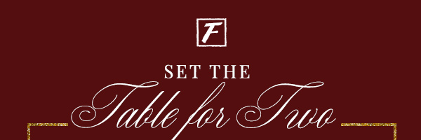Set the table for two - Learn More