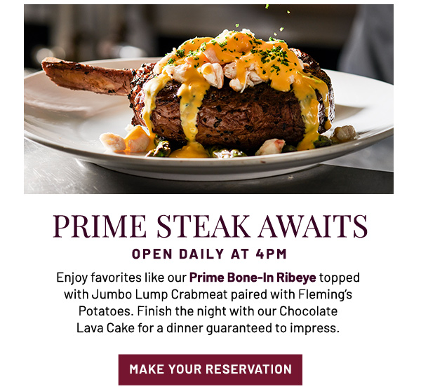 Prime steak awaits - learn more