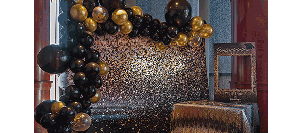 Host or cater your graduation party with us