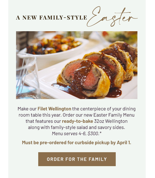 Order for the family - Learn More
