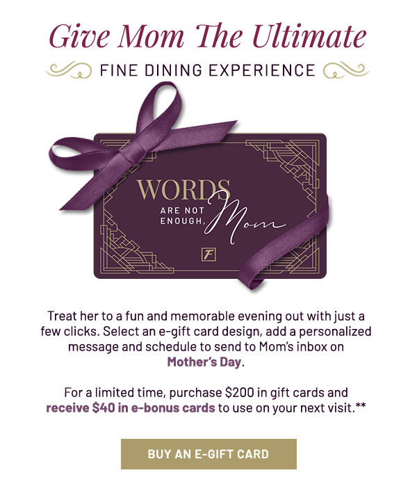 Buy an e-gift card - learn more