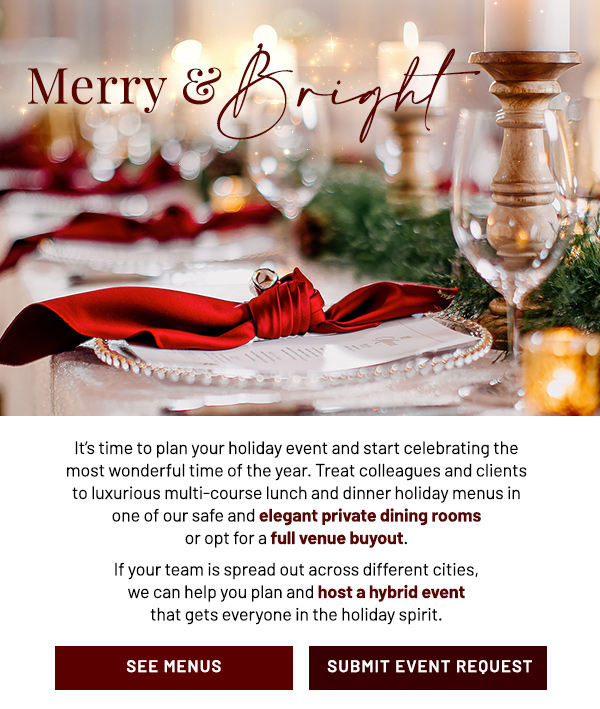 Plan your holiday event