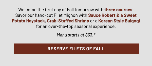 Reserve Filets of Fall