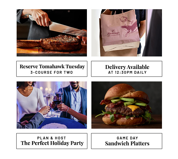 Four great offers from Fleming's Steakhouse