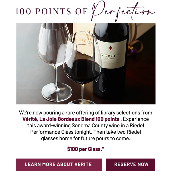 100 Points of perfection - at Fleming's Steakhouse