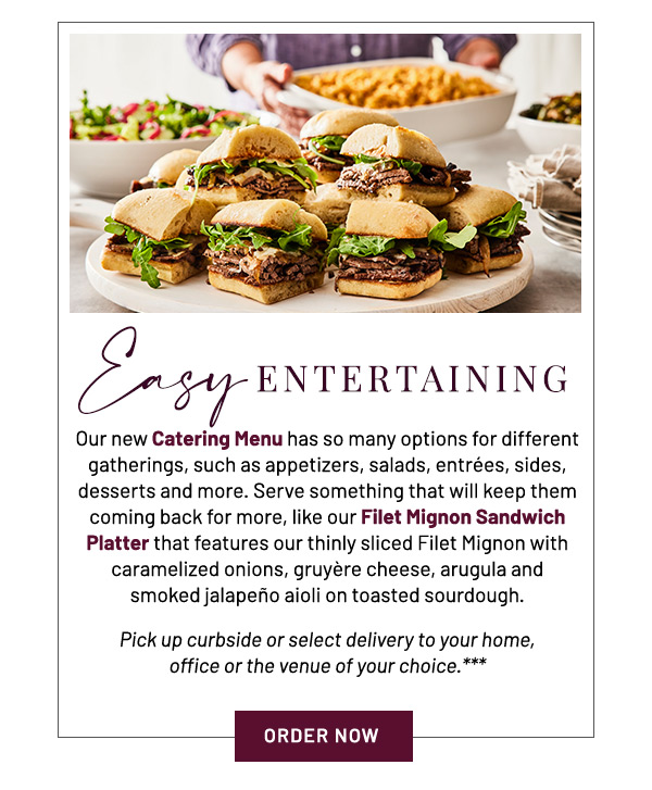 Order catering - learn more