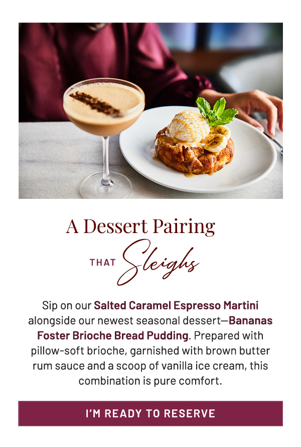 A Dessert Pairing that Sleighs