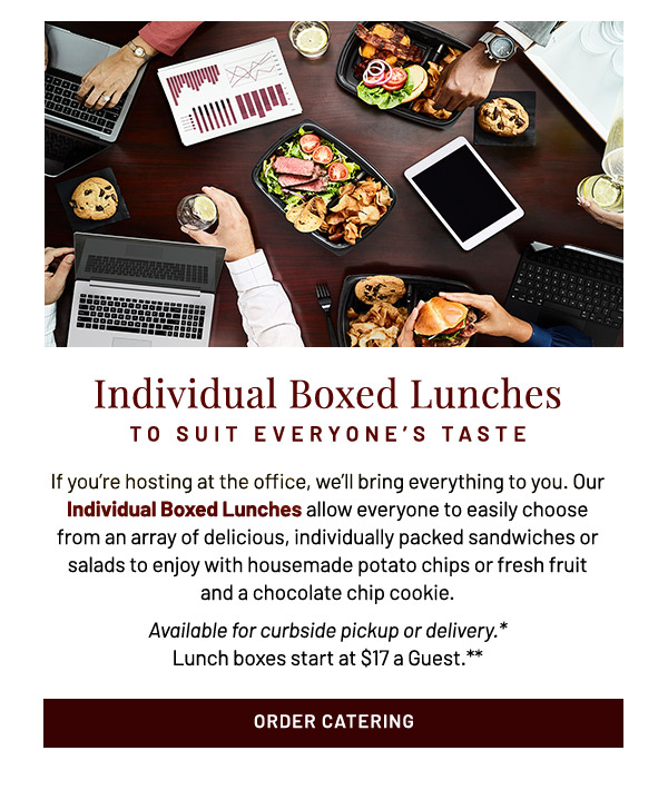 Individual Boxed Lunches