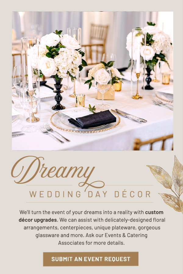 Dreamy Wedding Day Decor