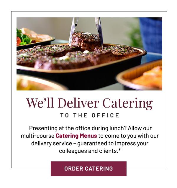 We'll Deliver Catering to the Office