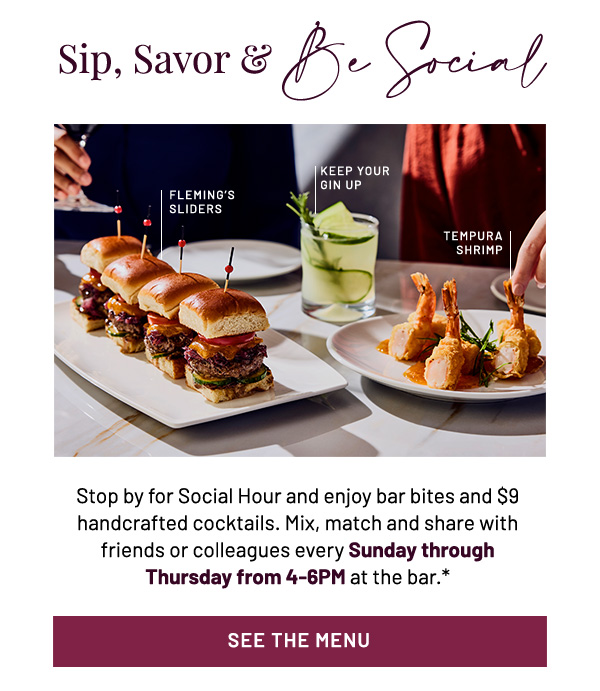 Sip, Savor and Be Social