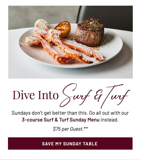 Dive Into Surf and Turf
