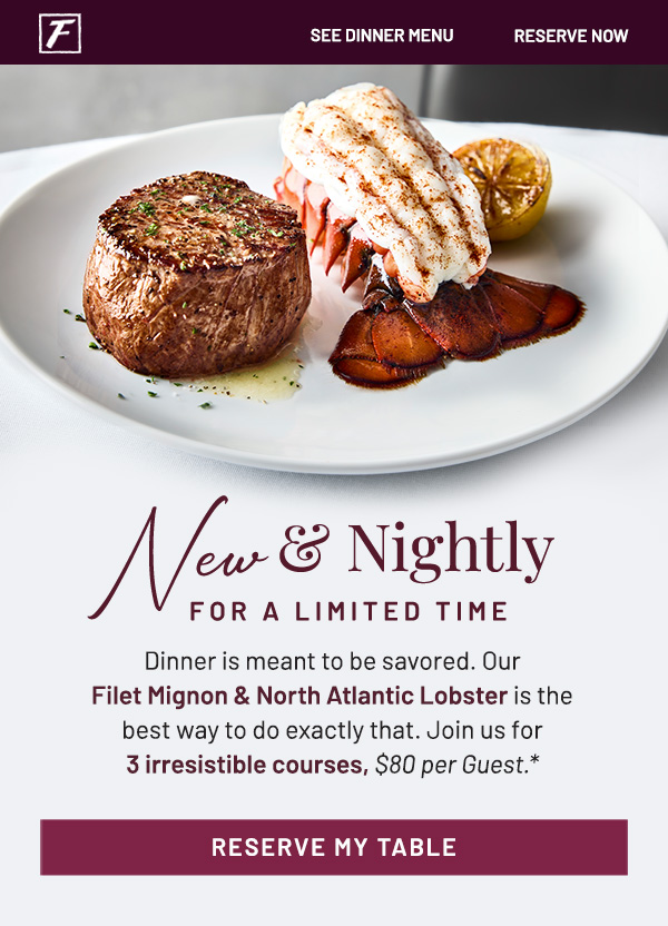 Fleming's Steakhouse - Header image