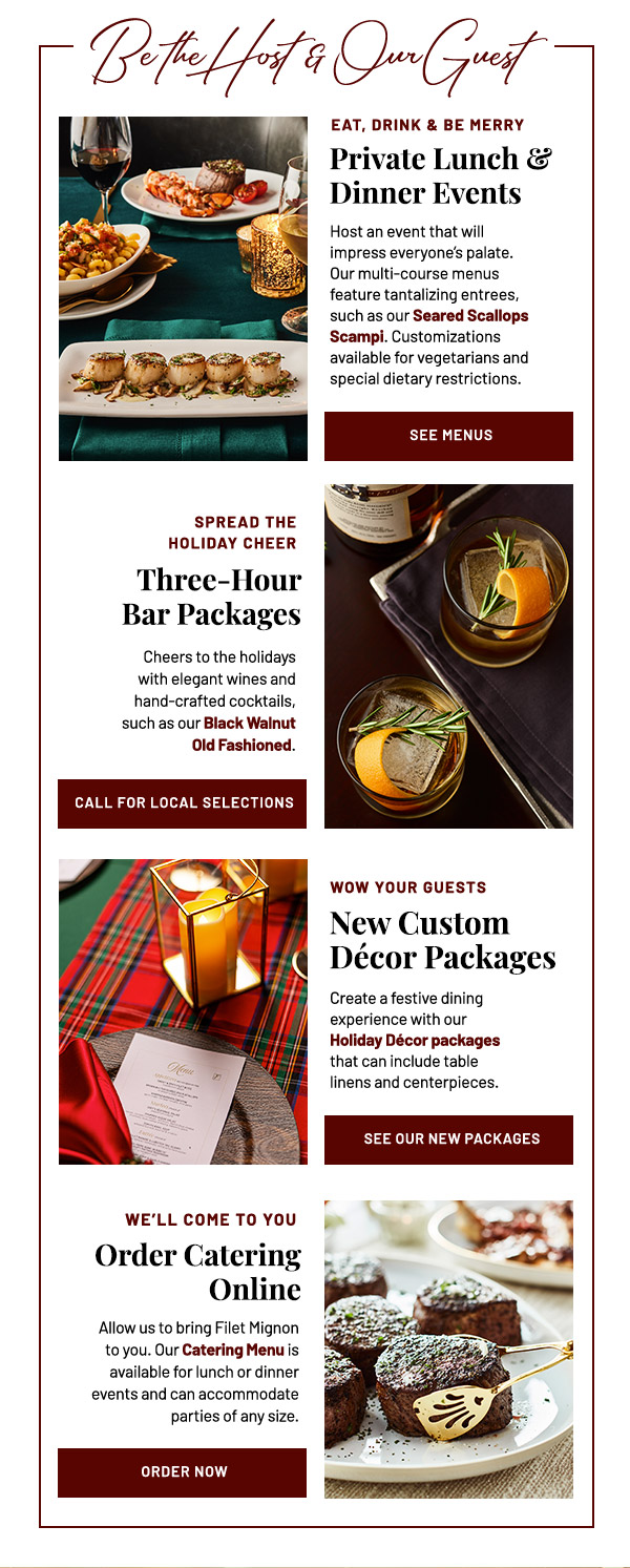 Be the Host and Our Guest