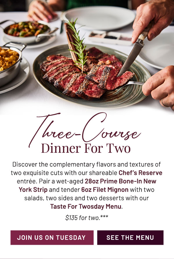 Three-Course Dinner For Two