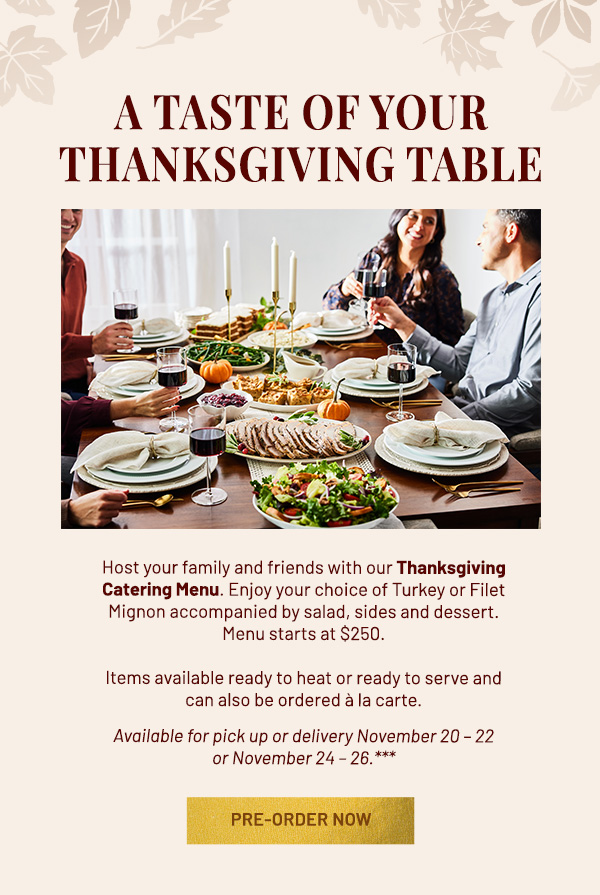 A Taste of Your Thanksgiving Table