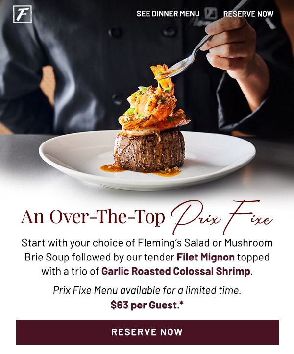 An Over-The-Top Prix Fixe