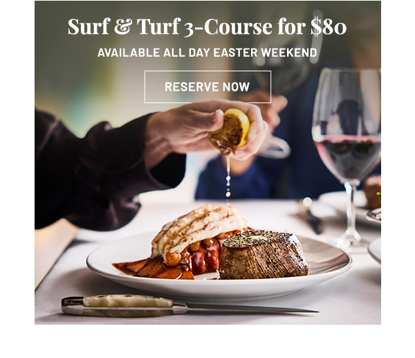 Surf and Turf 3-Course