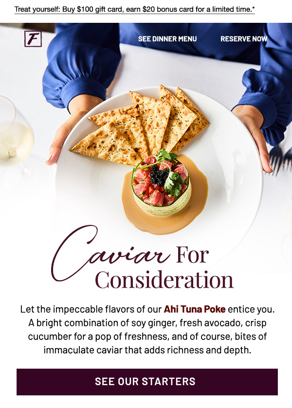 Caviar For Consideration