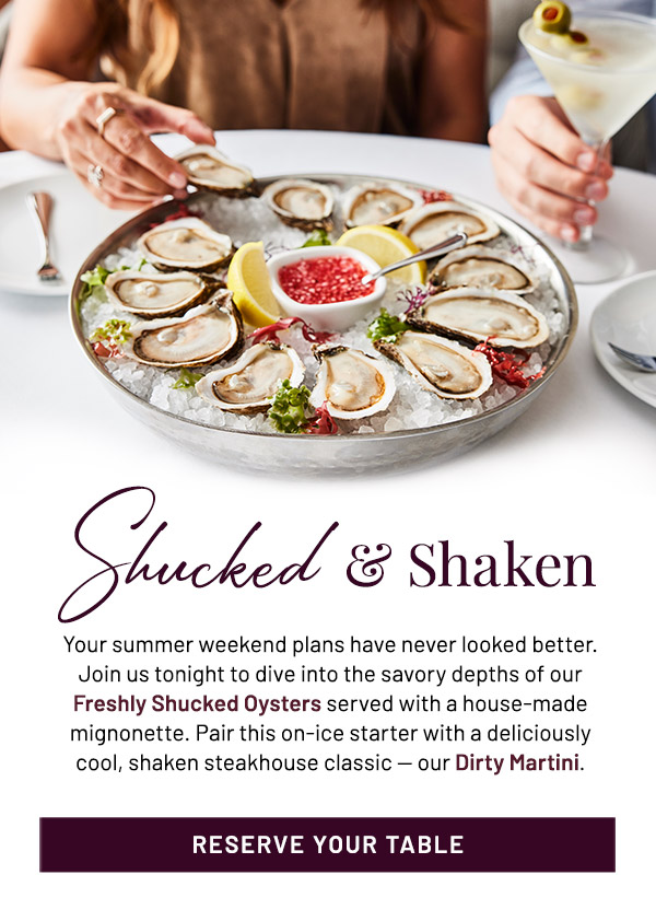 Shucked and Shaken