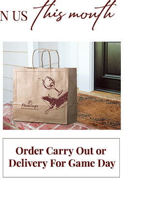 Order Carry Out or Delivery for Game Day